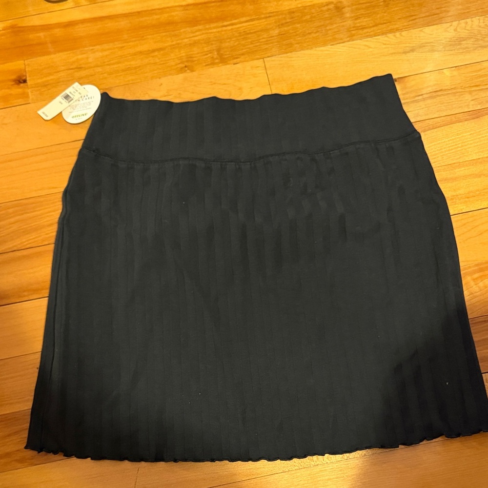 Aerie Black Mini Skirt